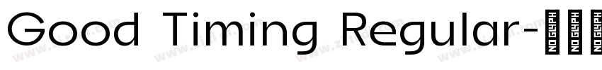 Good Timing Regular字体转换